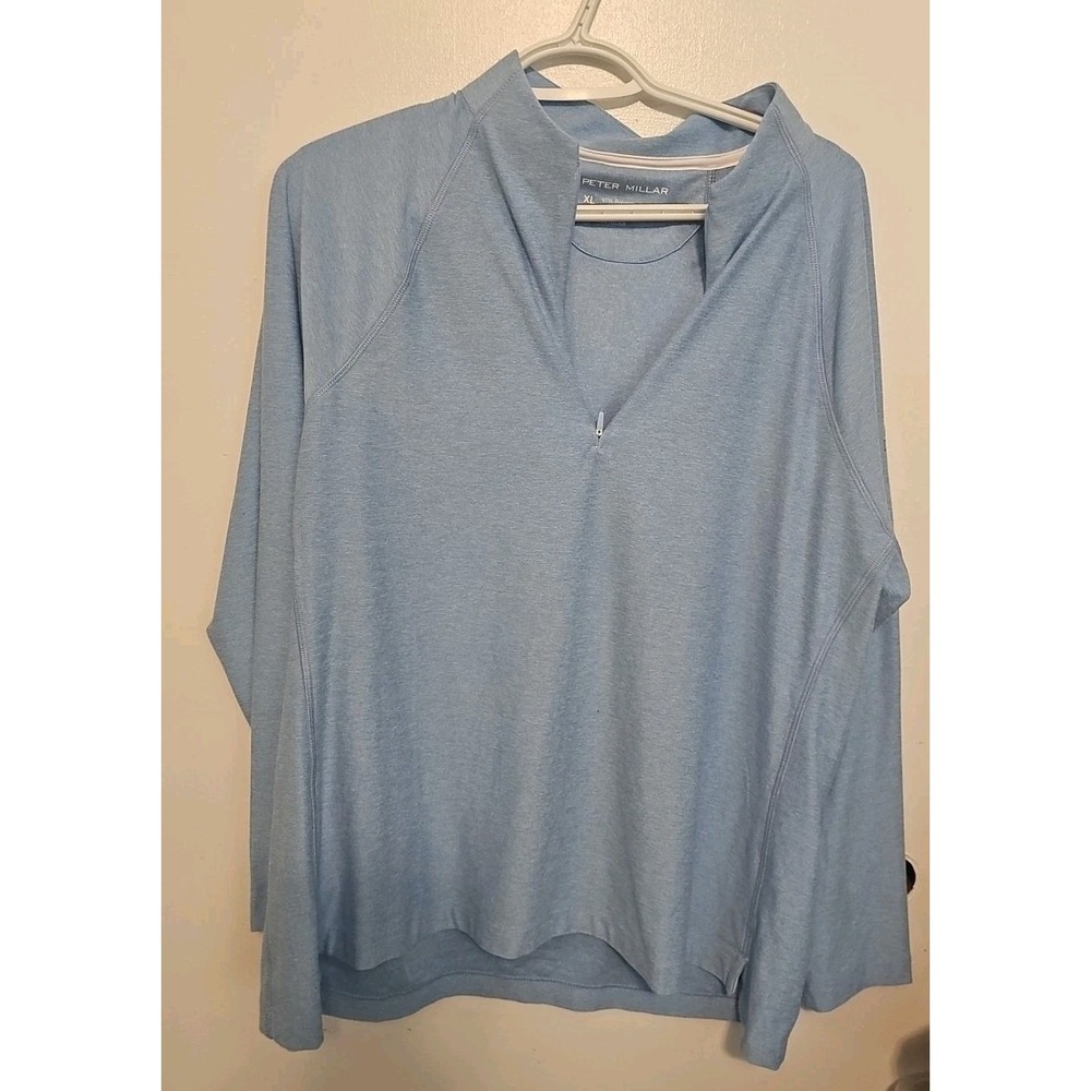 PETER MILLAR Women's  UPF 50+ Sun Protection 1/4 Zip Perth Pullover XLarge
